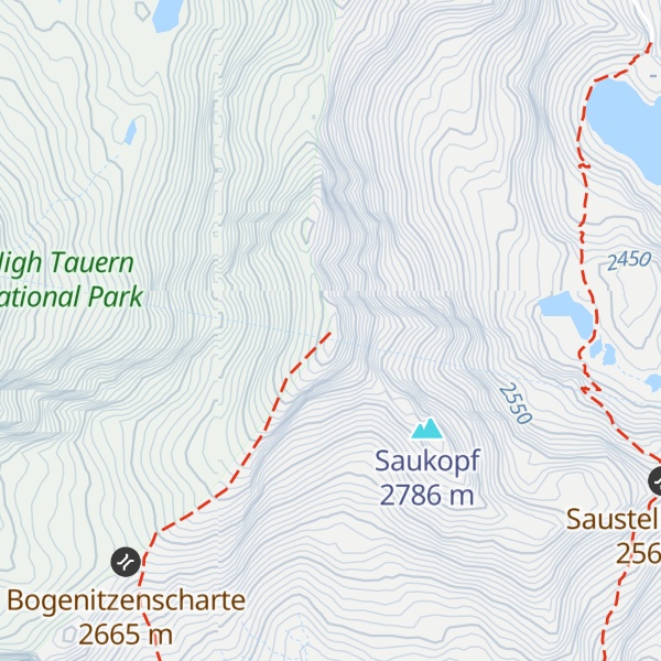 Map of Sandfeldkopf