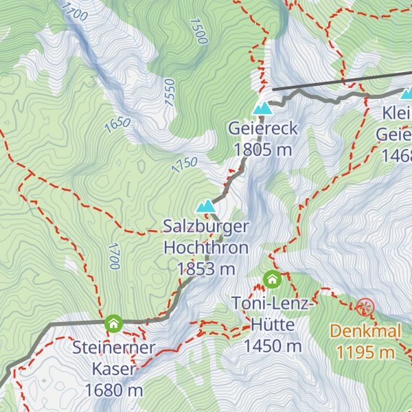 Map of Salzburger Hochthron