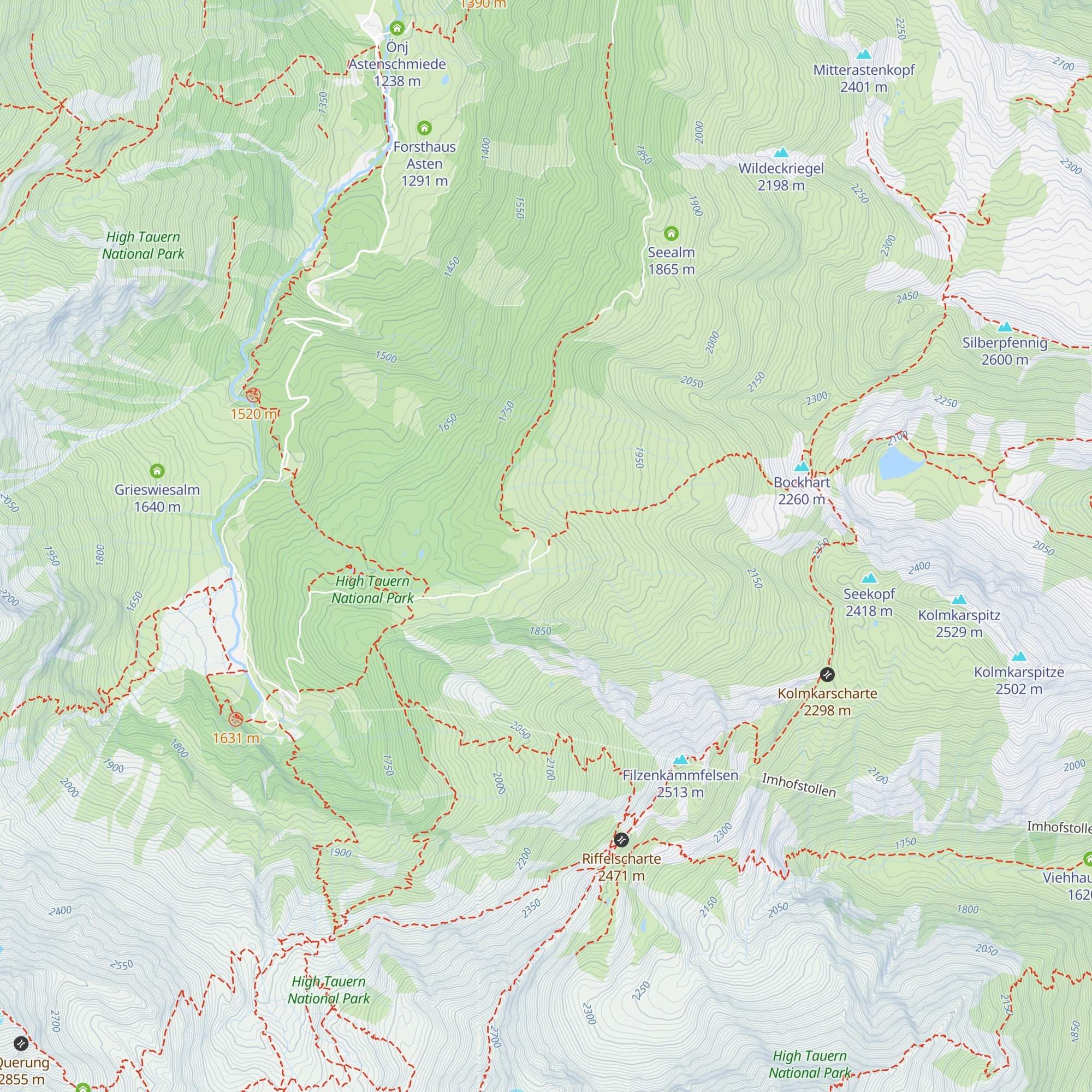 Filzenalm map
