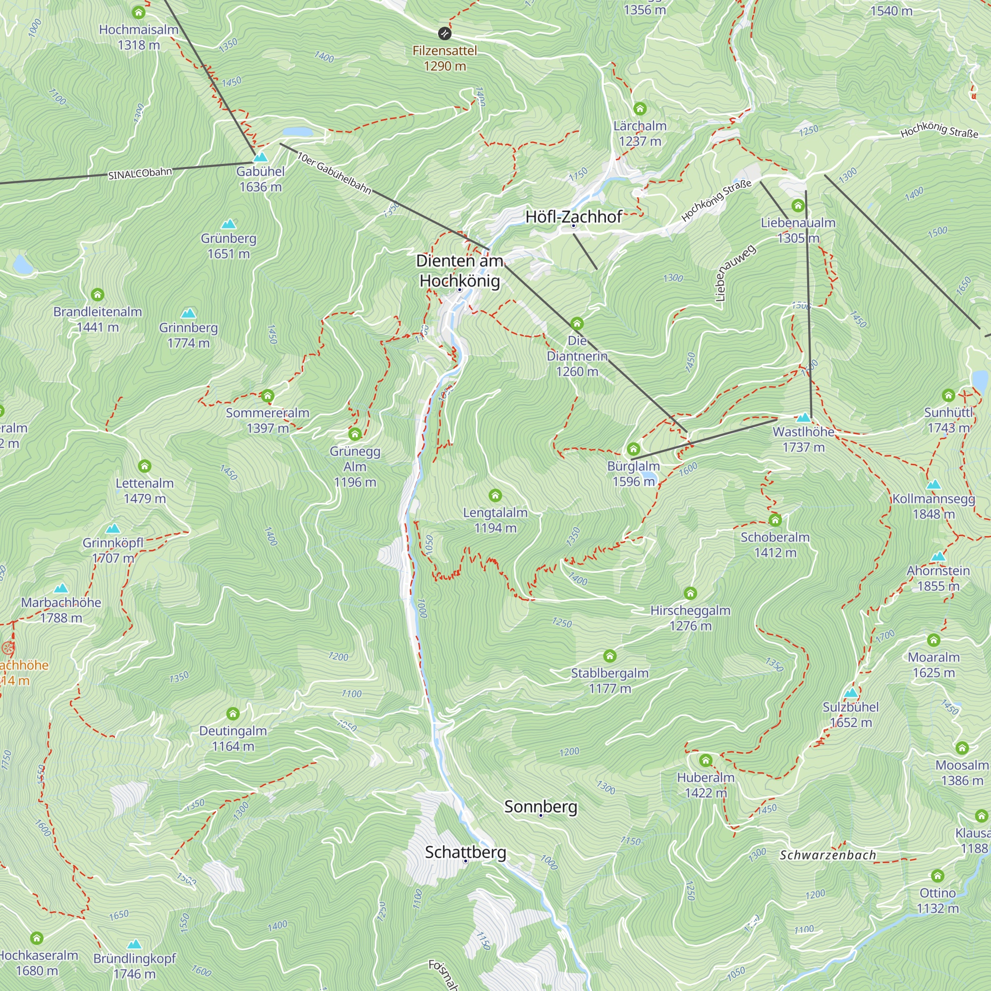 Lengtalalm map