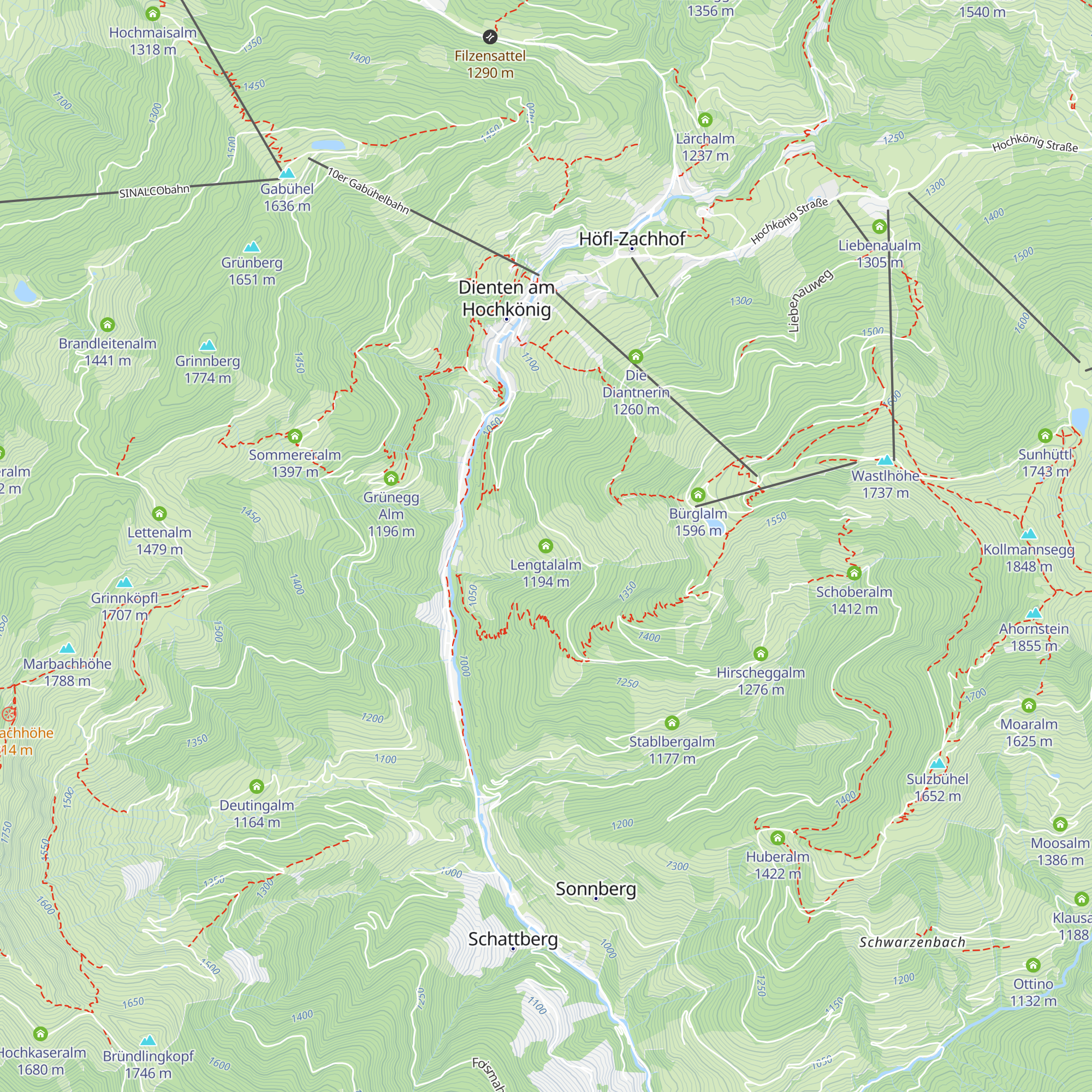 Lengtalalm map