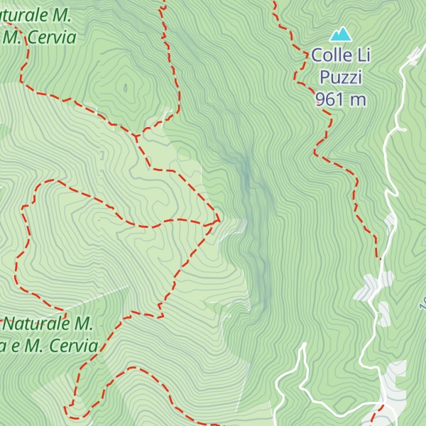Map of Monte Navegna