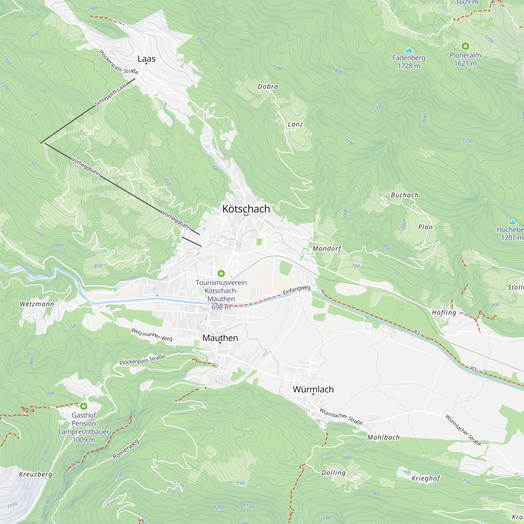 Fernwärme map