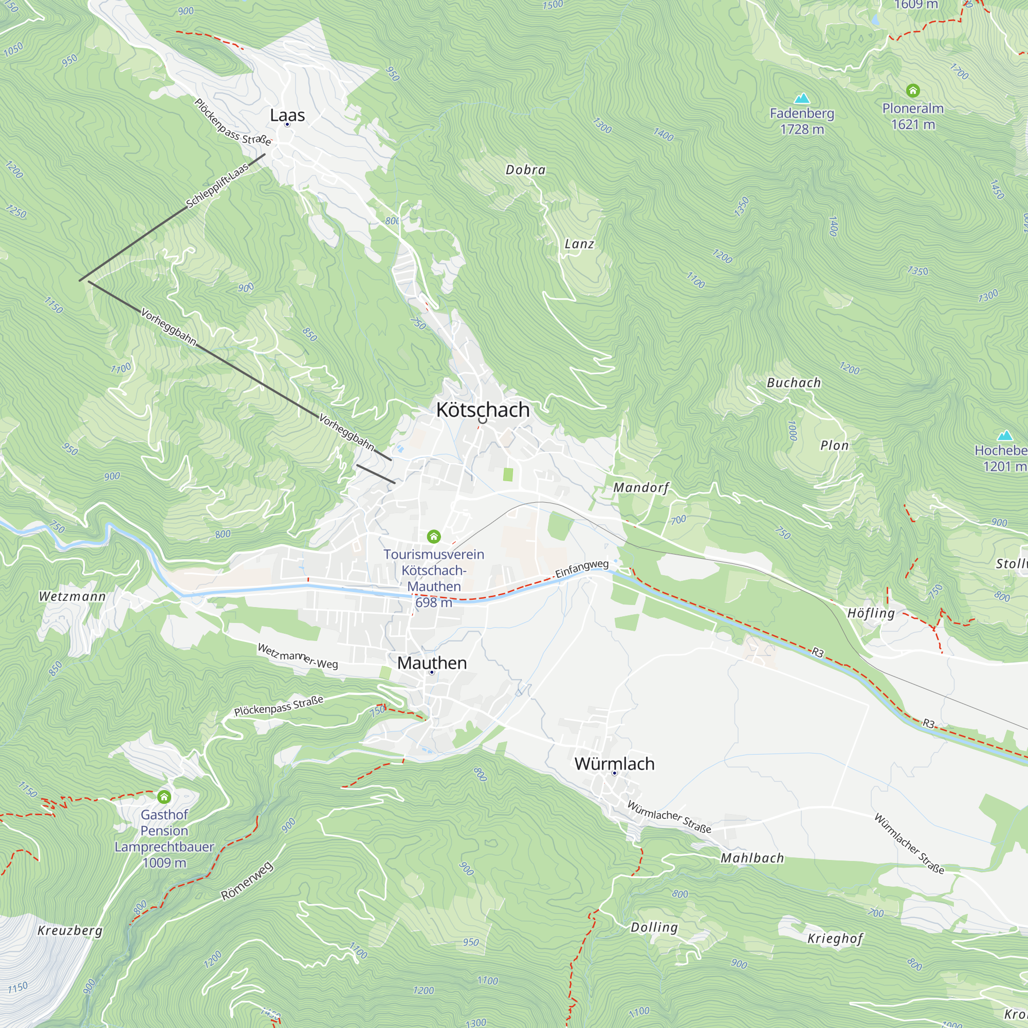 Fernwärme map