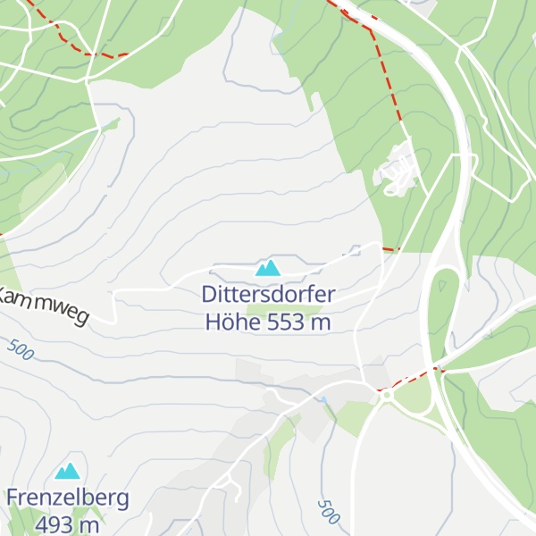 Map of Dittersdorfer Höhe
