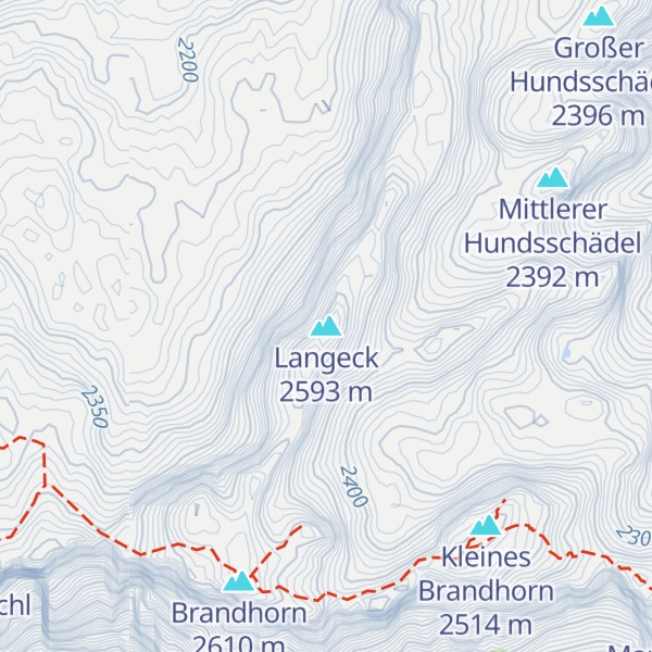 Map of Langeck