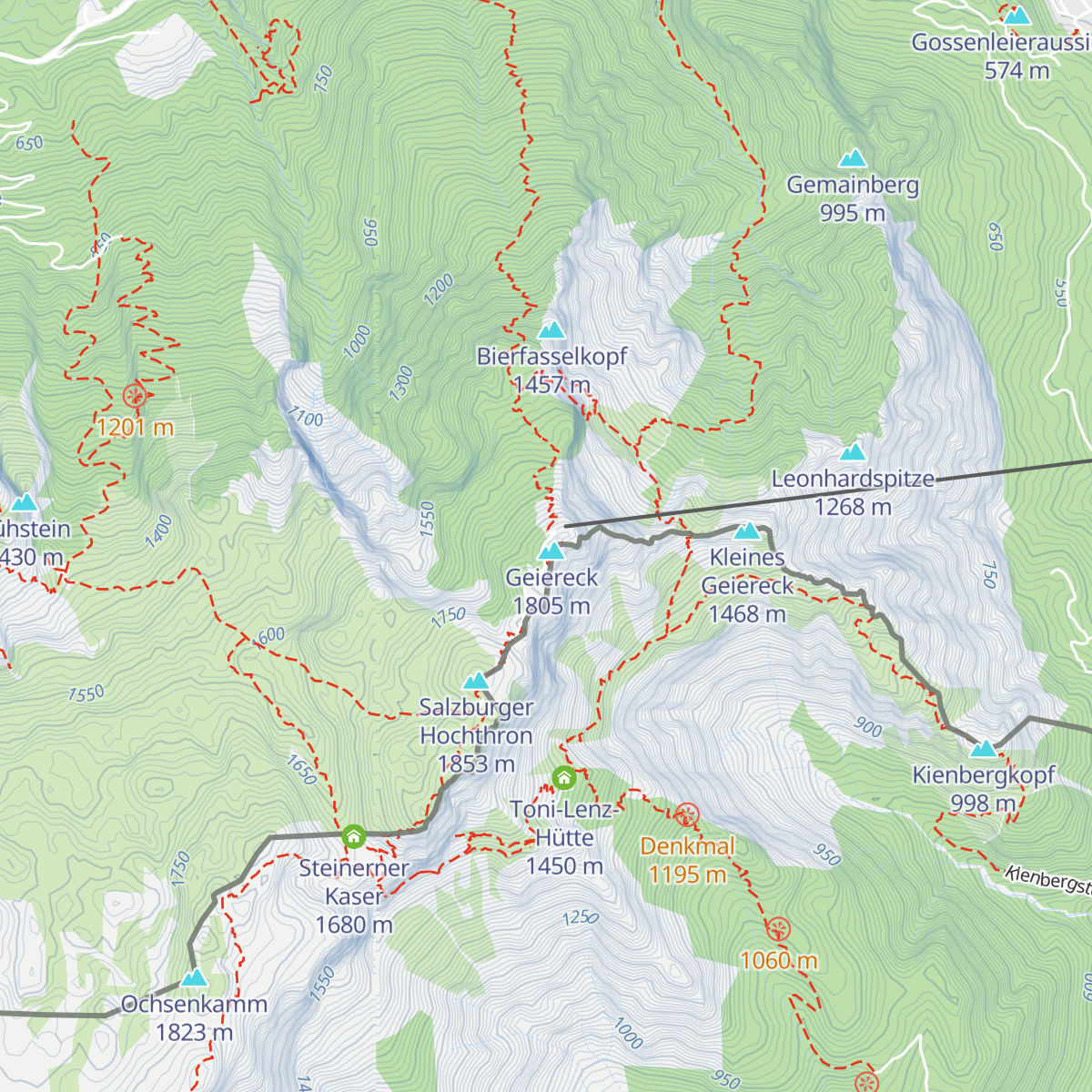 Hochalm map