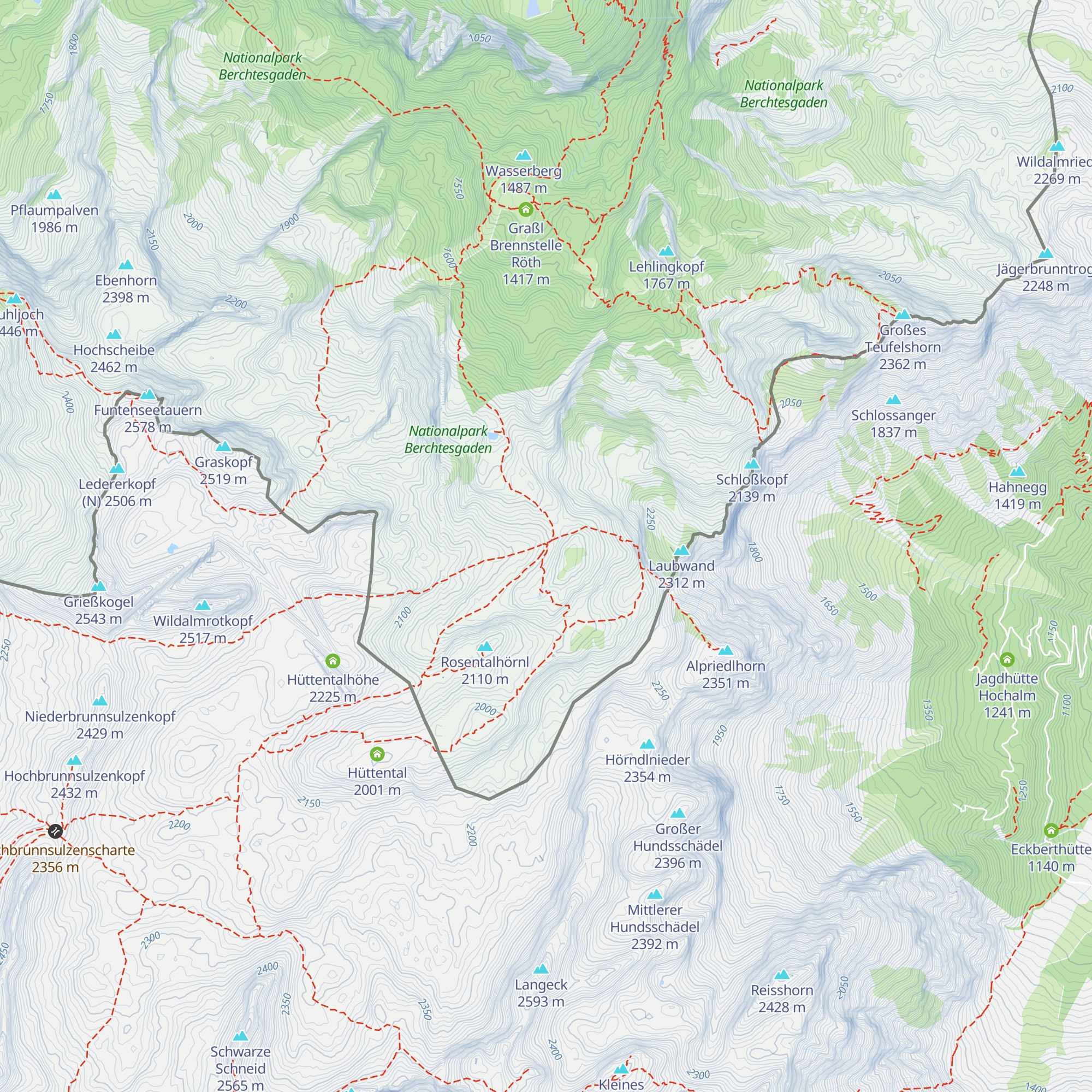 Schäferhütte Wildalm map