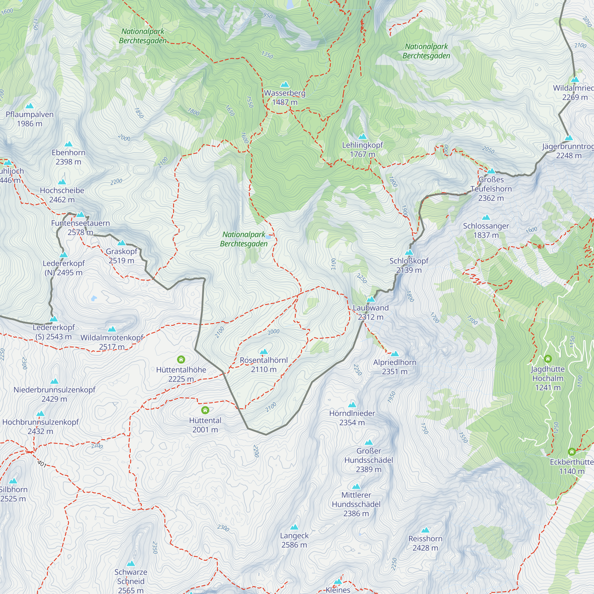 Schäferhütte Wildalm map