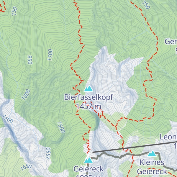 Map of Bierfasselkopf
