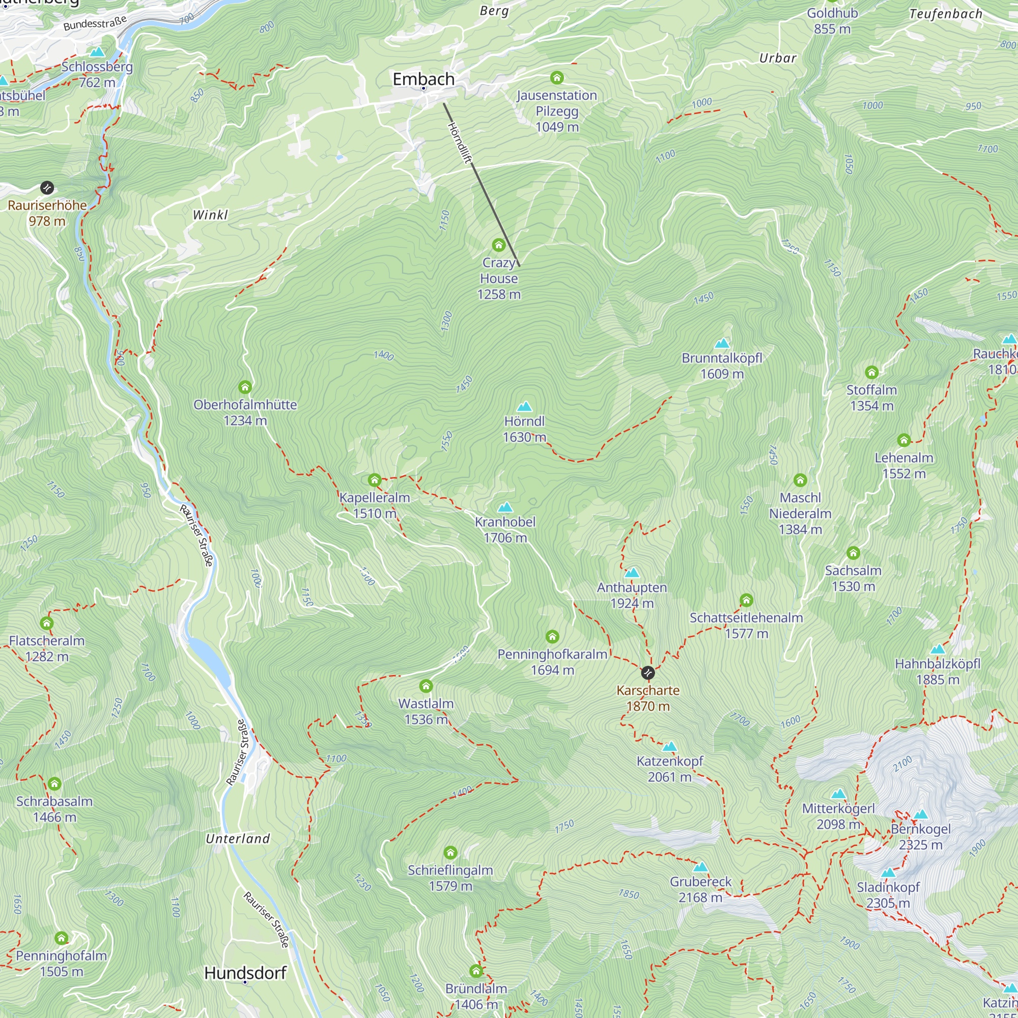 Kranhobel map