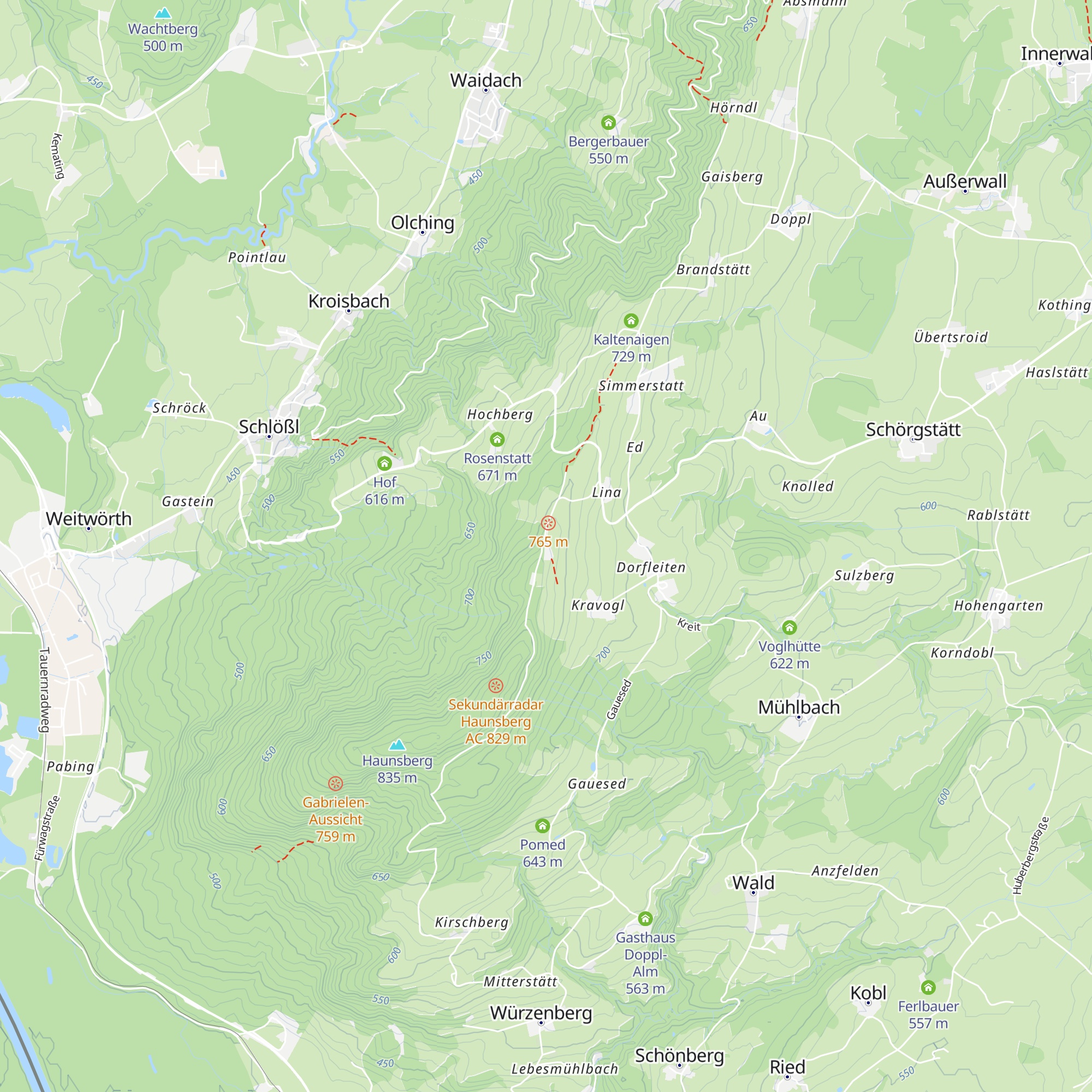 Gasthaus zur Kaiserbuche map