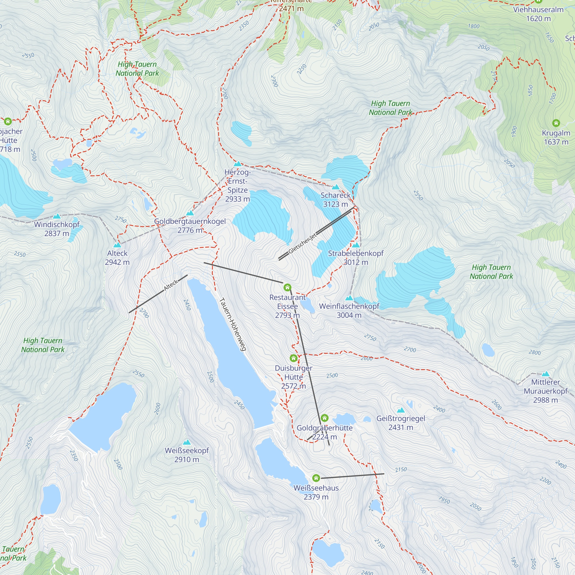 Restaurant Eissee map