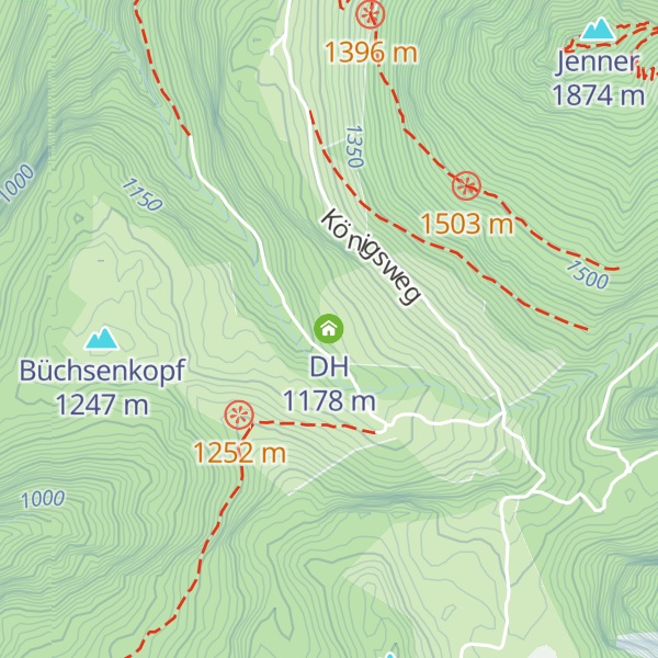 Map of DH