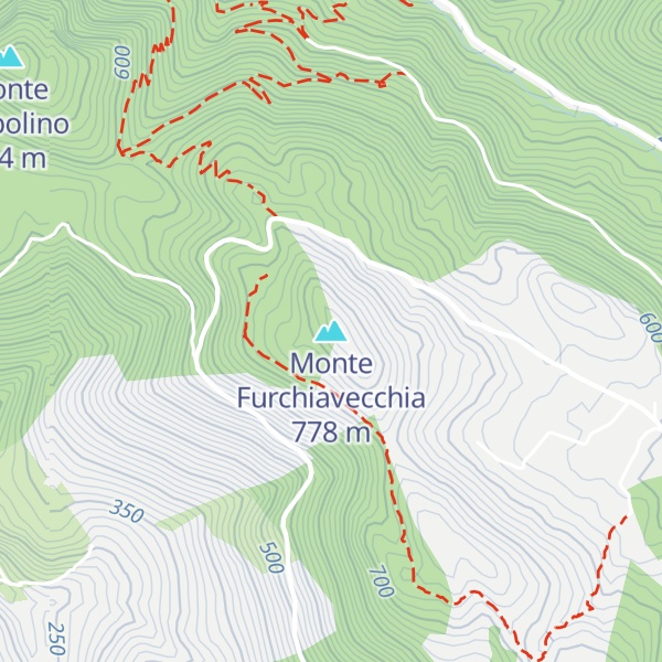 Map of Monte Furchiavecchia
