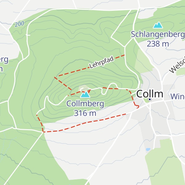 Map of Collm-Hütte