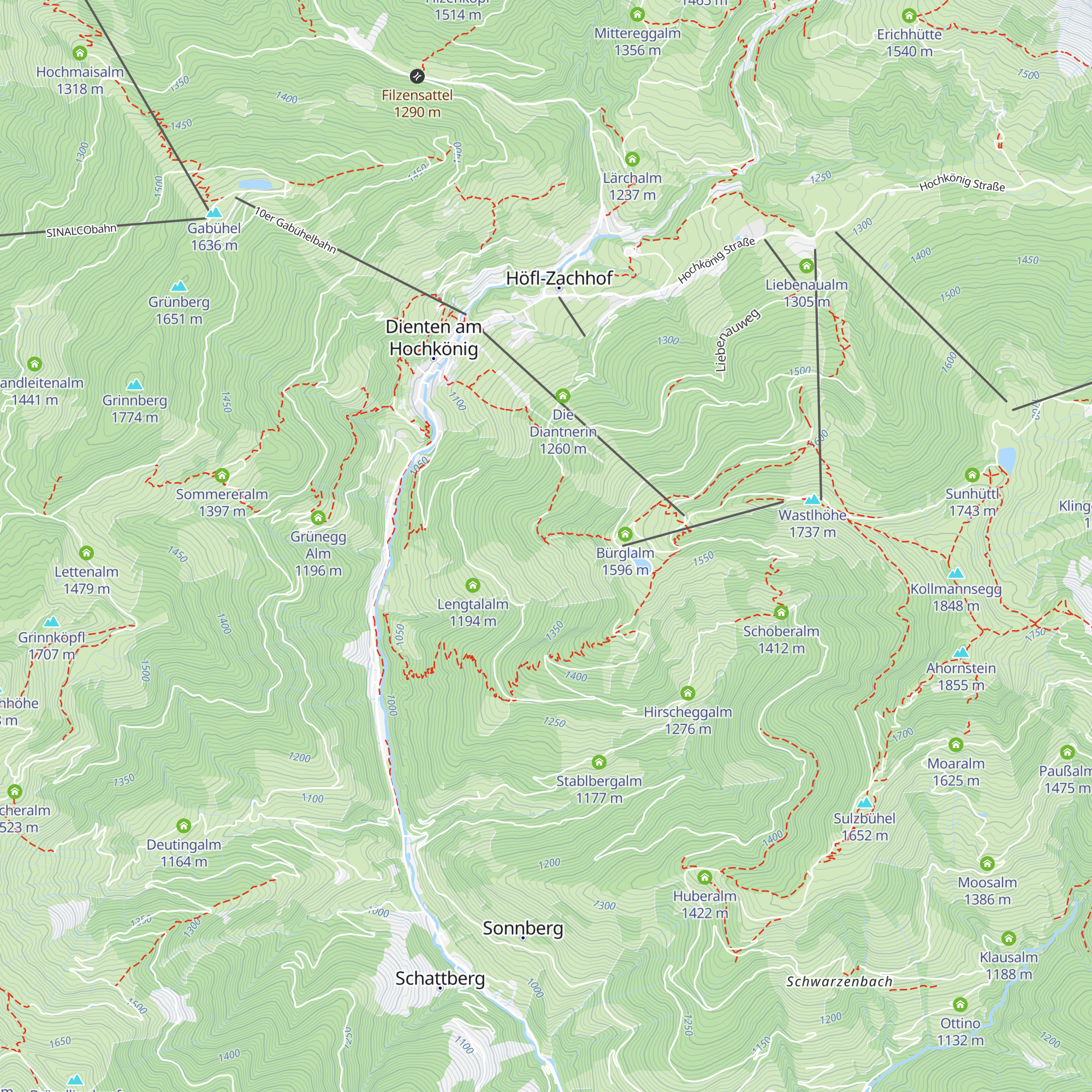 Plaudereggalm map