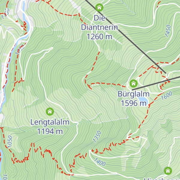 Map of Plaudereggalm