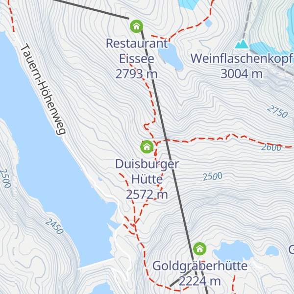 Map of Duisburger Hütte