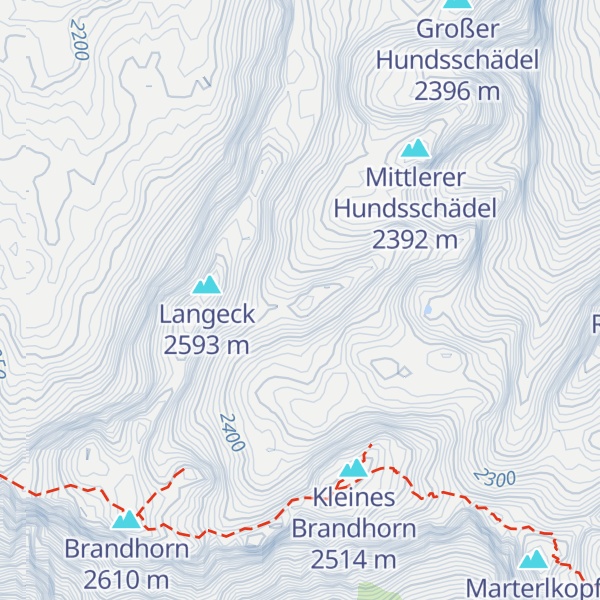Map of Kleiner Hundsschädel