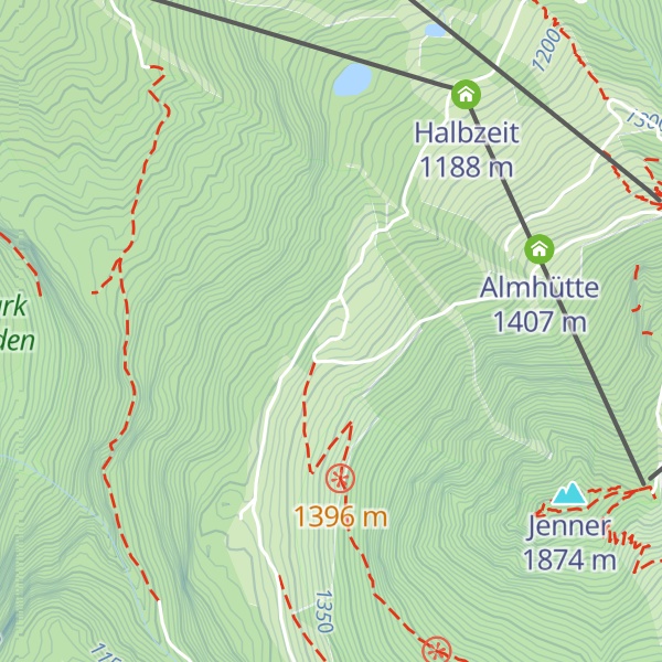 Map of Wasserfallalm