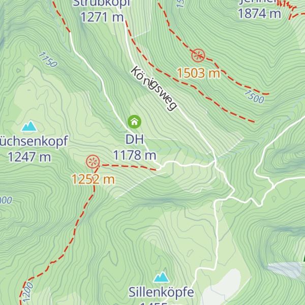 Map of Schwaigerkaser