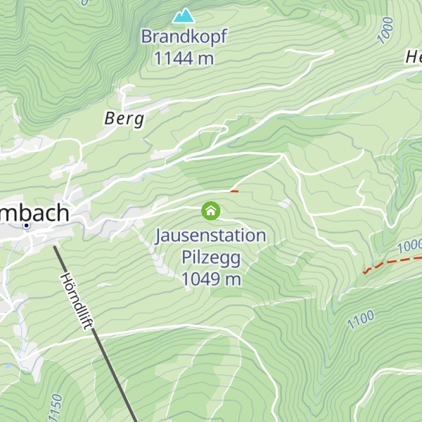 Map of Jausenstation Pilzegg