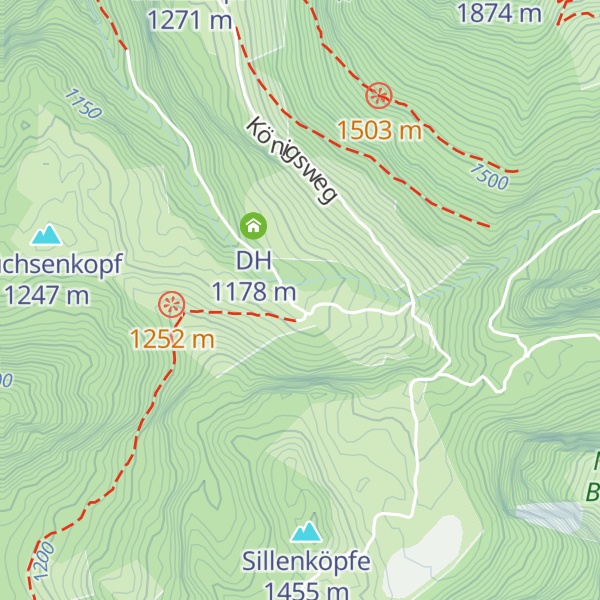 Map of Königsbachalm