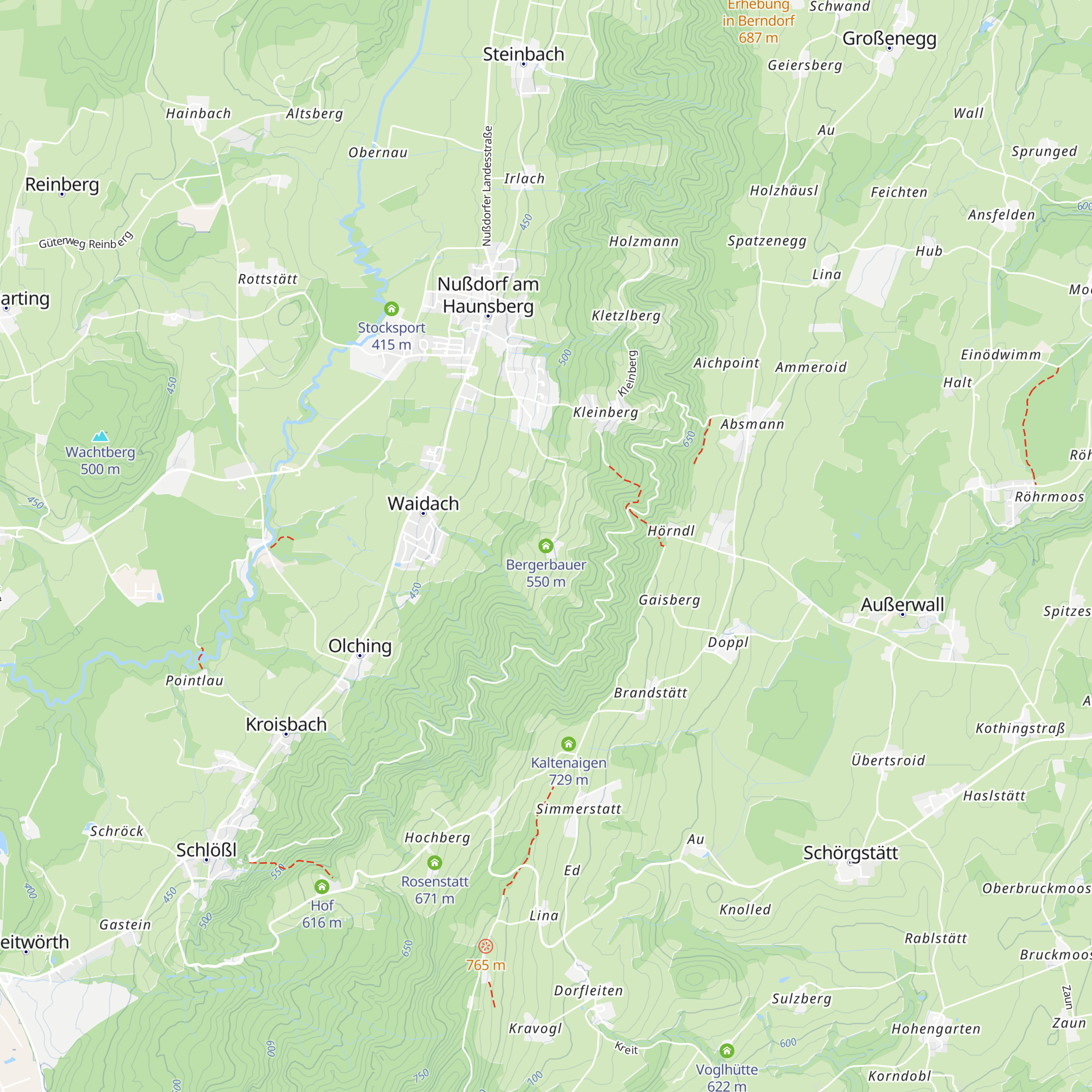 Bergerbauer map