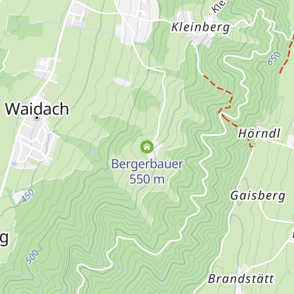 Map of Bergerbauer