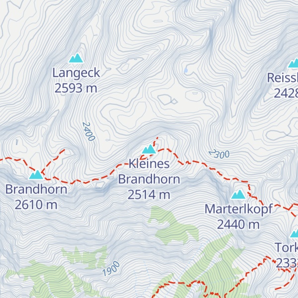Map of Kleines Brandhorn