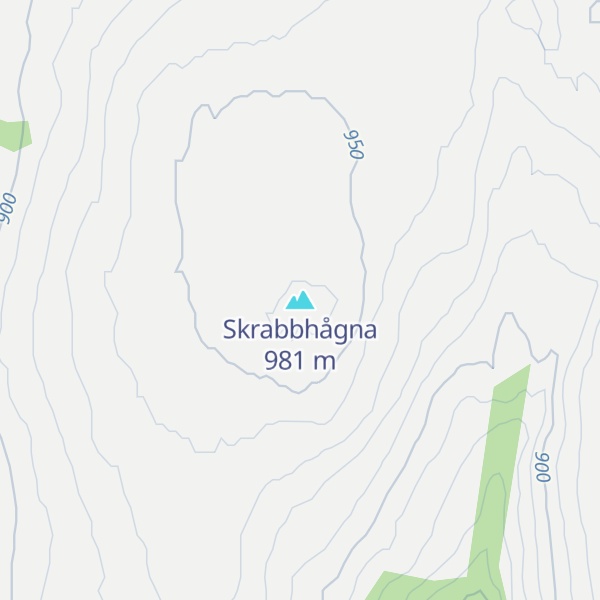 Map of Skrabbhågna