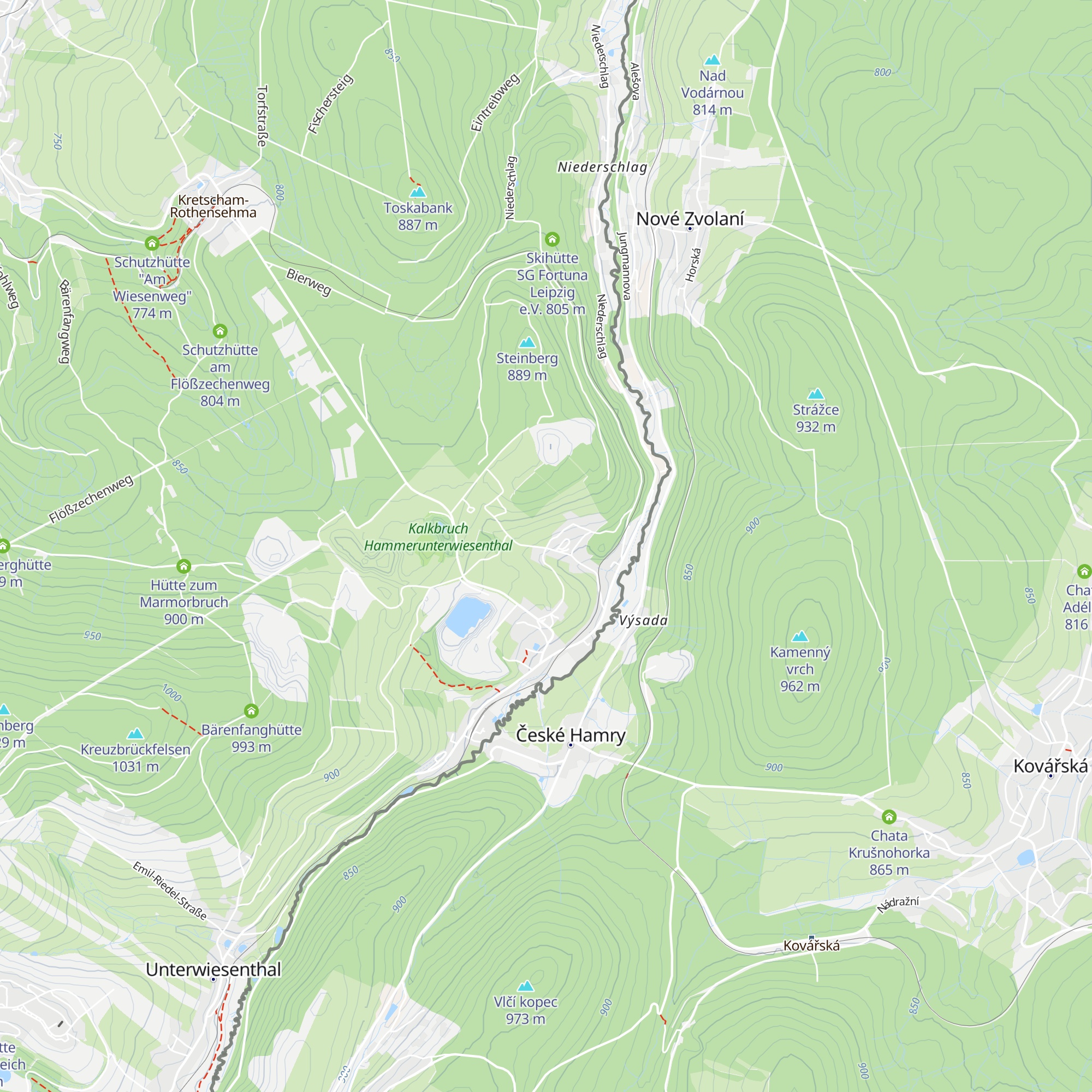Bärenlohe-Hütte (810 m.ü.N.N.) map