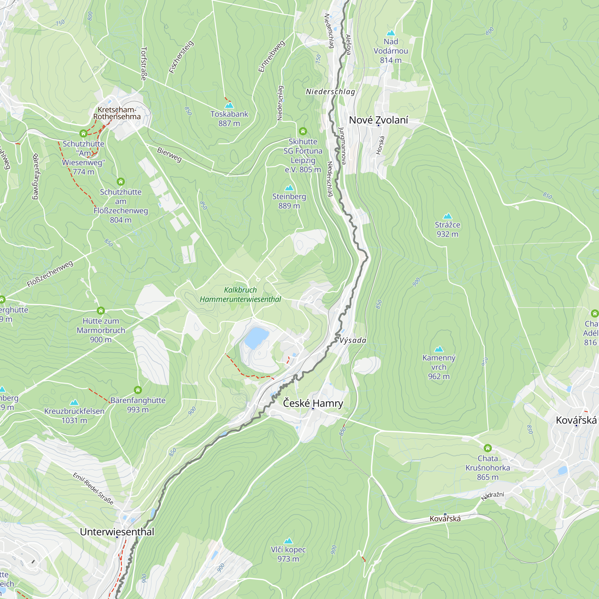 Bärenlohe-Hütte (810 m.ü.N.N.) map