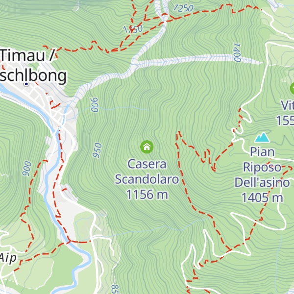 Map of Casera Scandolaro