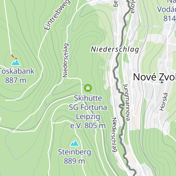Map of Skihütte SG Fortuna Leipzig e.V.