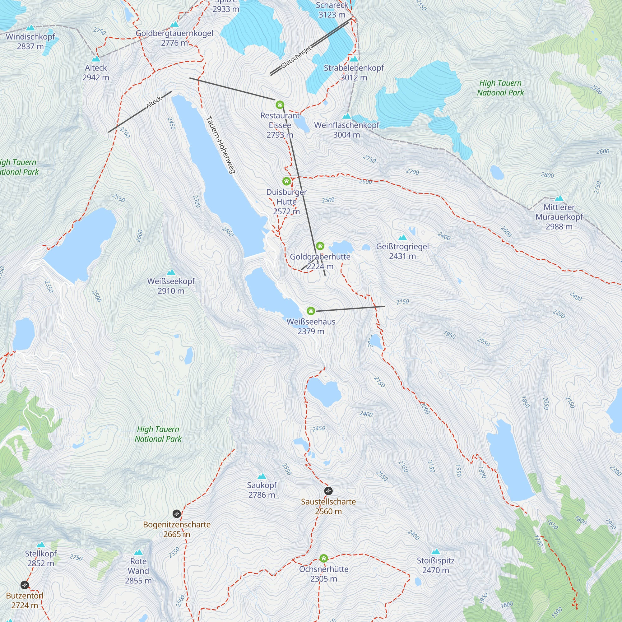 Weißseehaus map