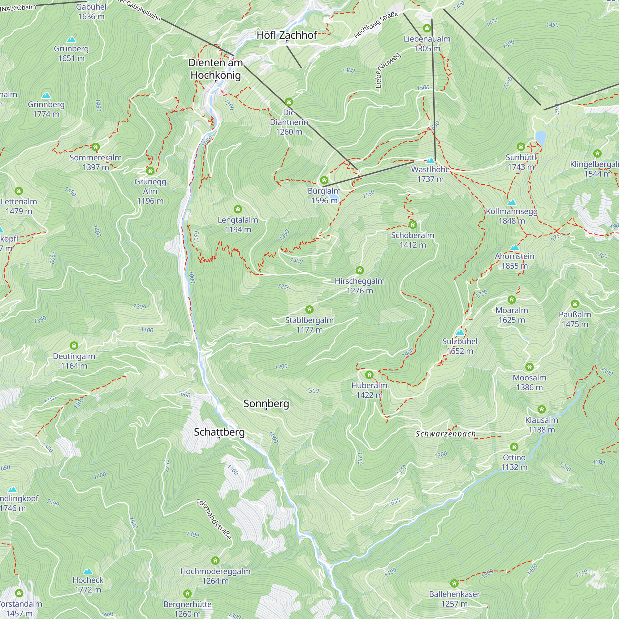 Stablbergalm map