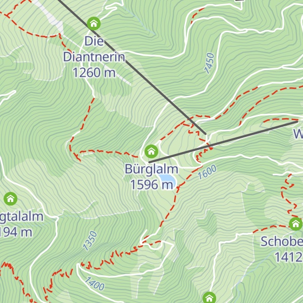 Map of Bürglalm