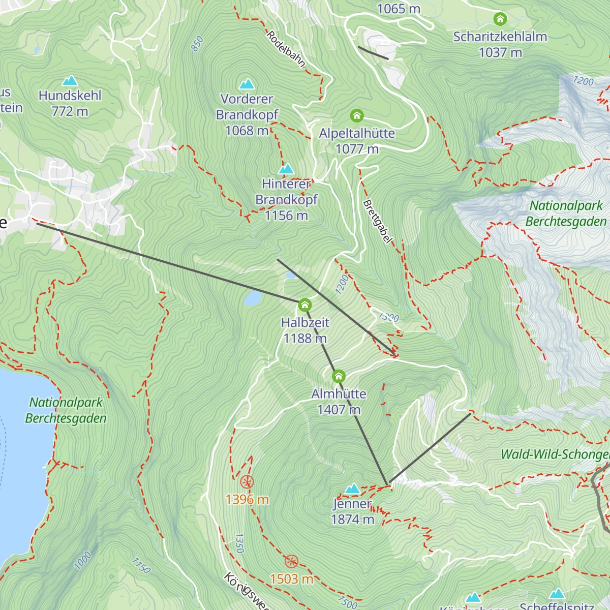 Halbzeit map
