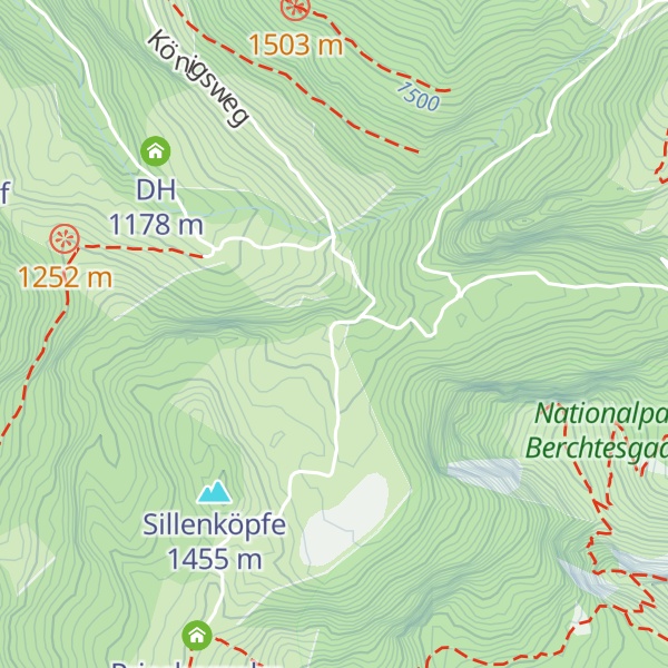Map of Grassl Brennhütte