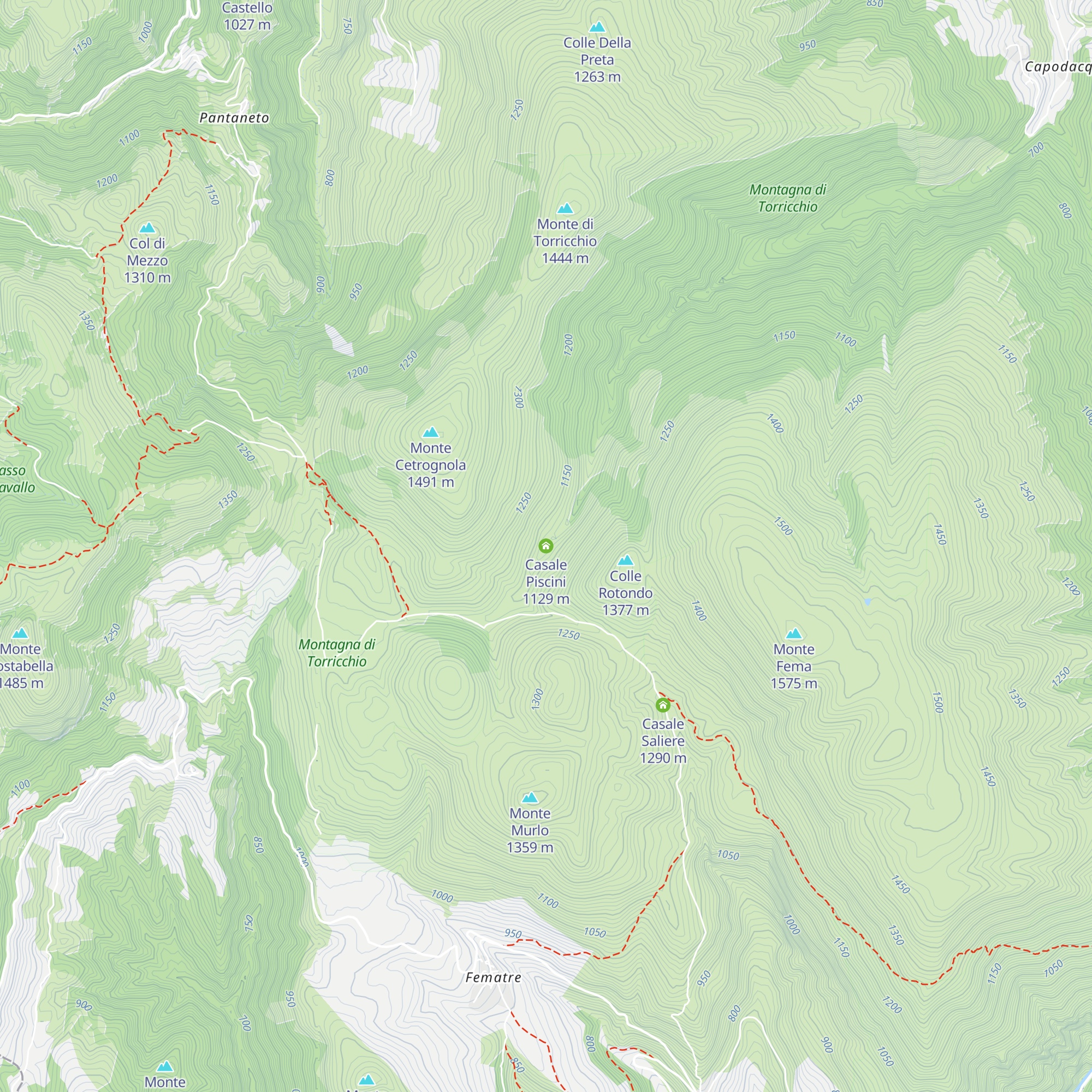 Casale Piscini map