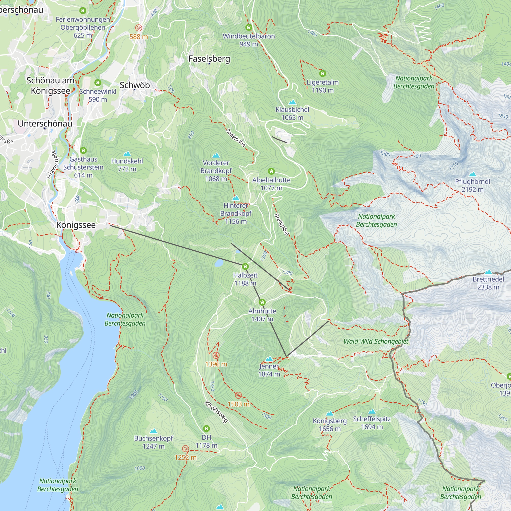 Alte Krautkaser Liftstation map