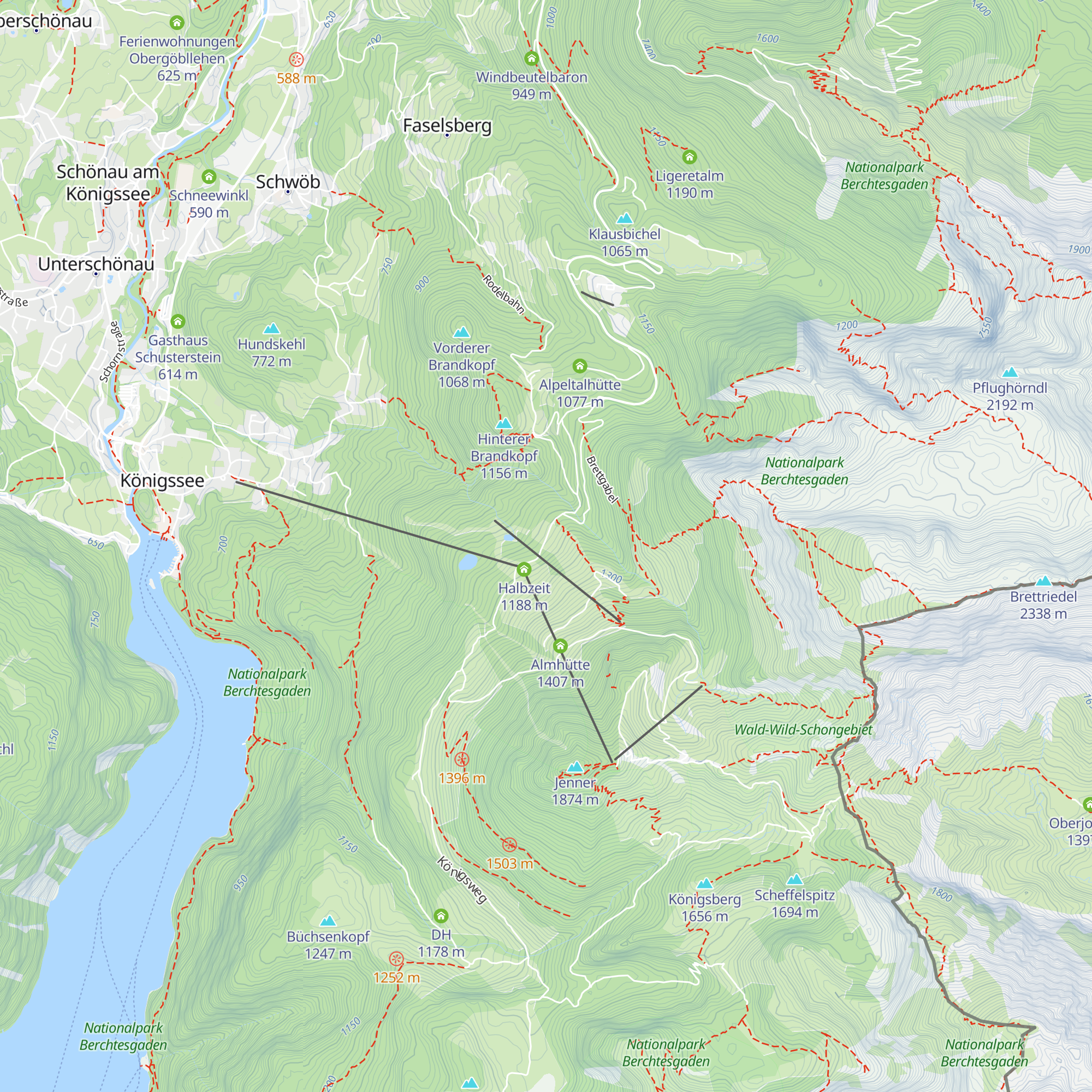 Alte Krautkaser Liftstation map