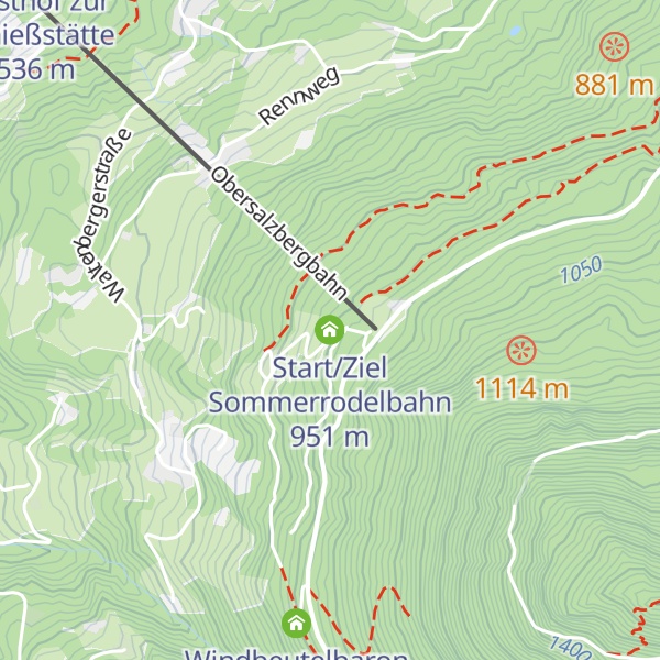 Map of Start/Ziel Sommerrodelbahn