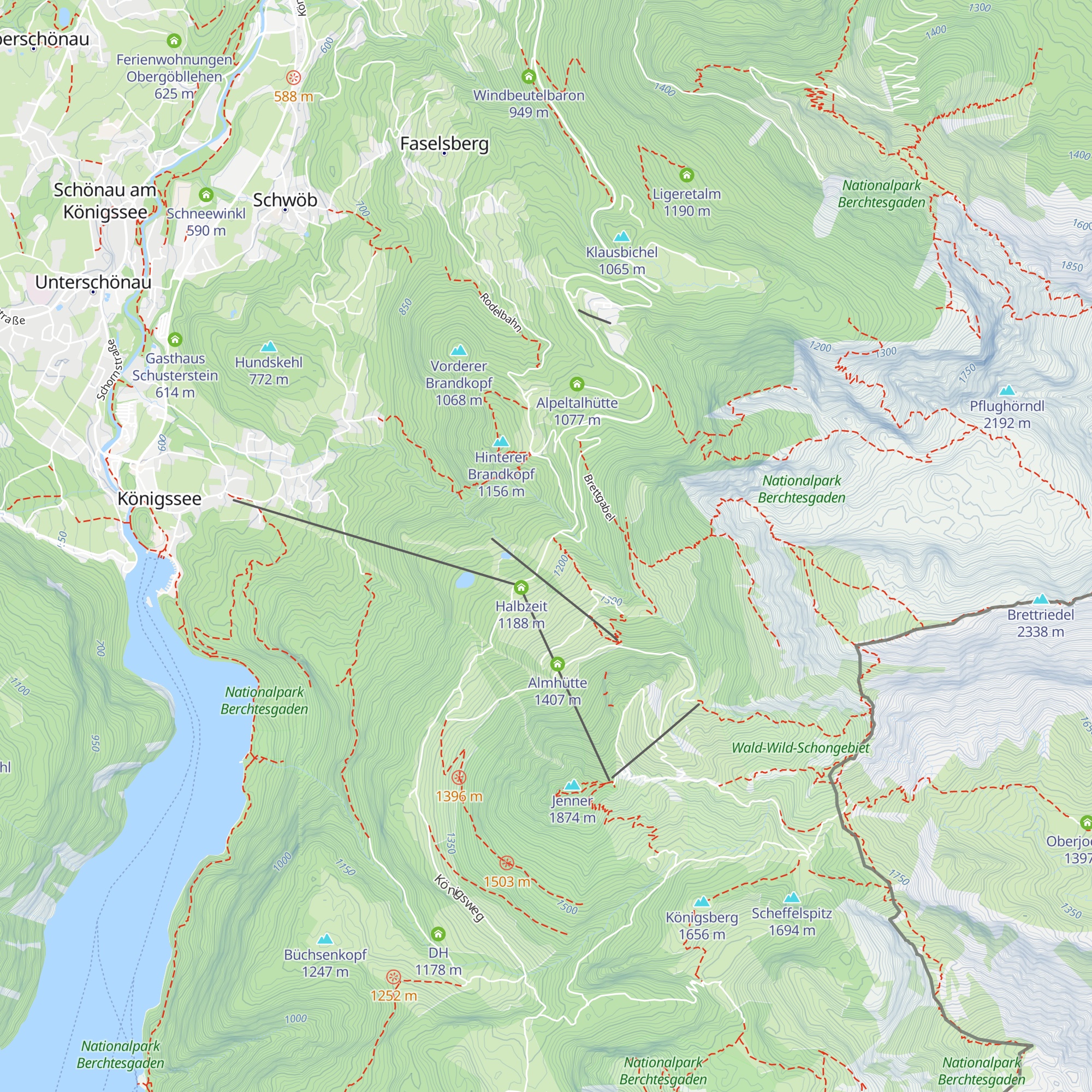 Trainingsstützpunkt der Deutschen Ski-Nationalmannschaft map