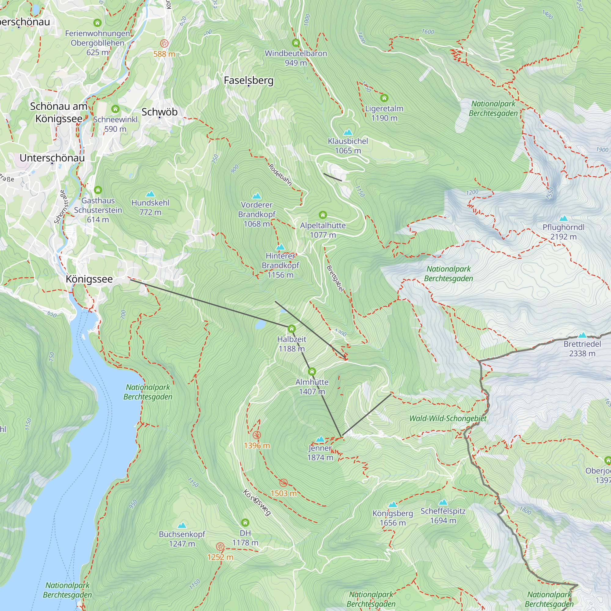 Trainingsstützpunkt der Deutschen Ski-Nationalmannschaft map