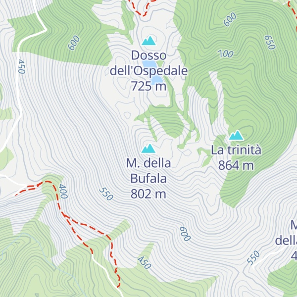 Map of M. della Bufala