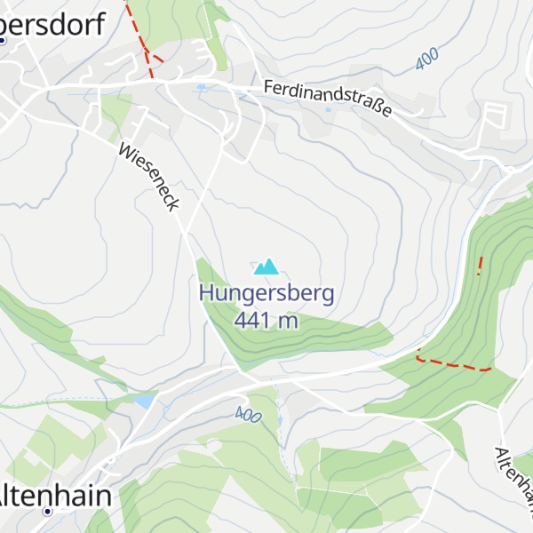 Map of Hungersberg