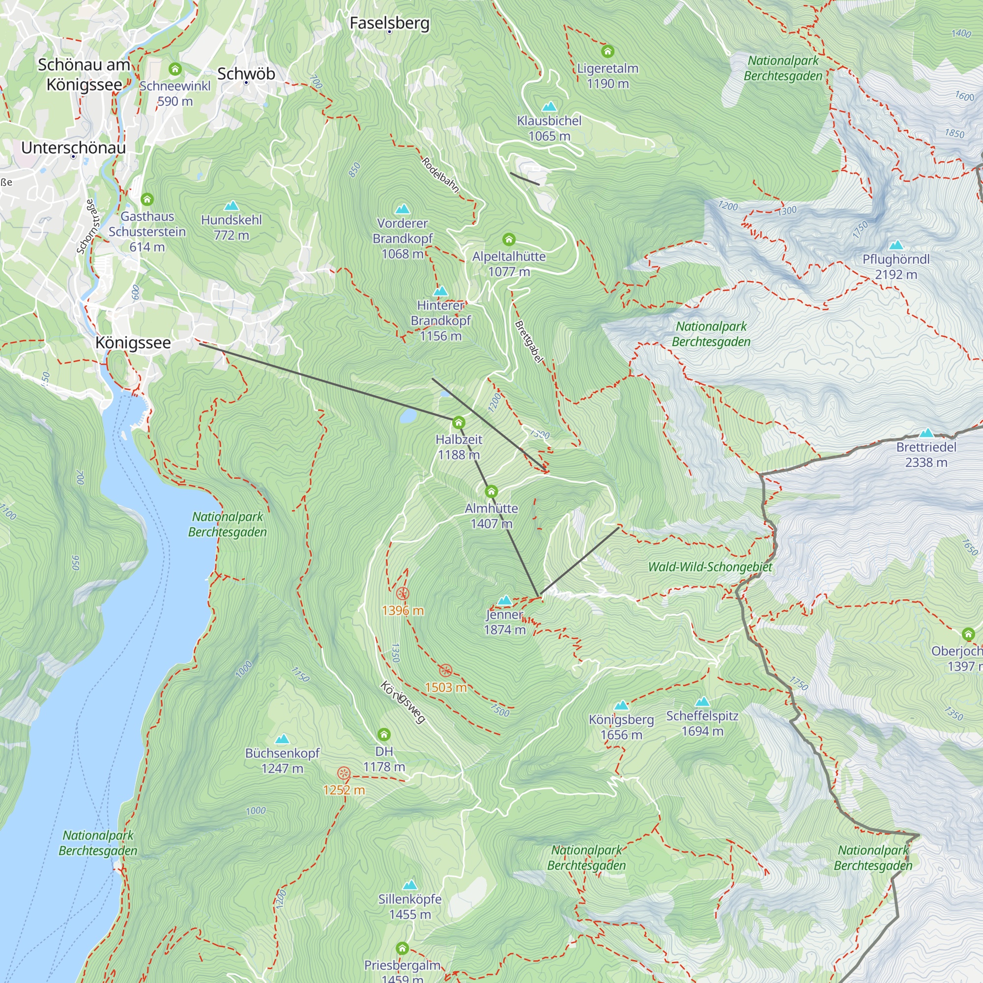 Almhütte map